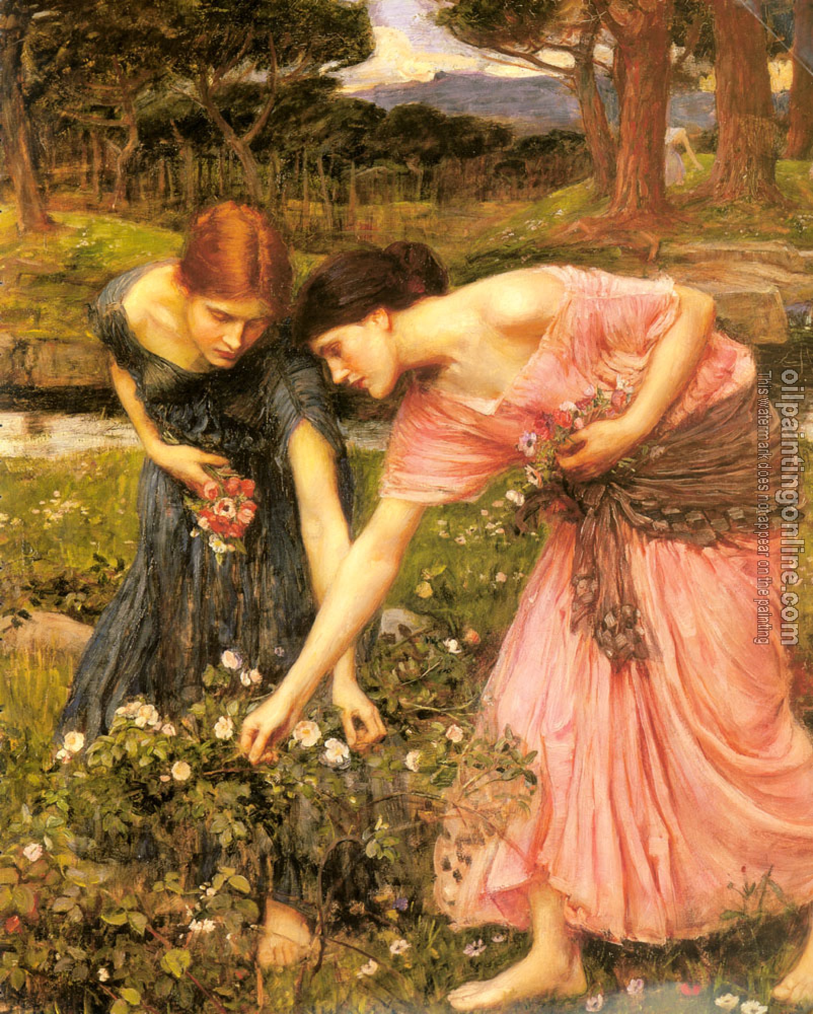 Waterhouse, John William - Gather ye Rosebuds while ye may